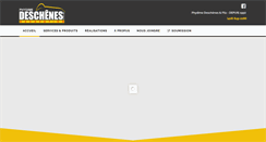 Desktop Screenshot of excavationdeschenes.com