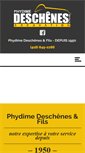 Mobile Screenshot of excavationdeschenes.com